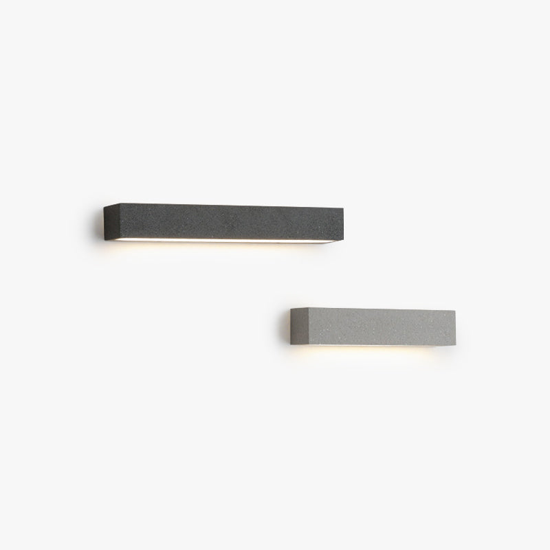 Fyra LED Outdoor Wall Lamp, Black & White