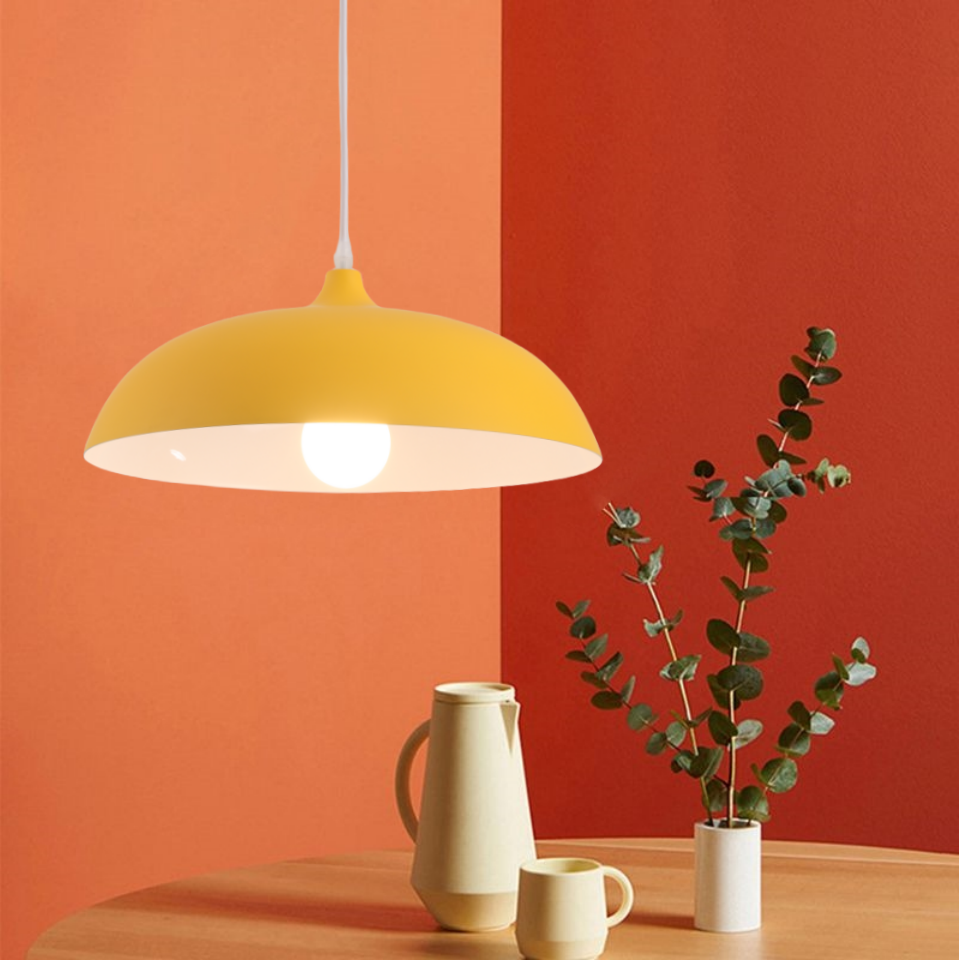 Valentina Macaroon Colorful Dome Shape Pendant Light
