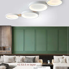 Arisha Round Flush Mount Ceiling Light 3 Colour 3/4/5/6/7 Heads