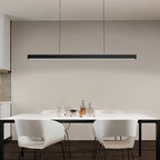 Orva Minimalist Classic Black & White Linear Pendant Light