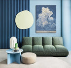 3D Cloud Landscape Textured Sky Wall Art