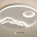 Arisha Mountain View Flush Mount Ceiling Light