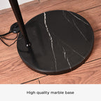 Avi Modrn Fishing Rod Metal Floor Lamp, Black