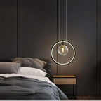 Arisha Nordic Glass Bubbles LED Modern Pendant Light for Dining Room