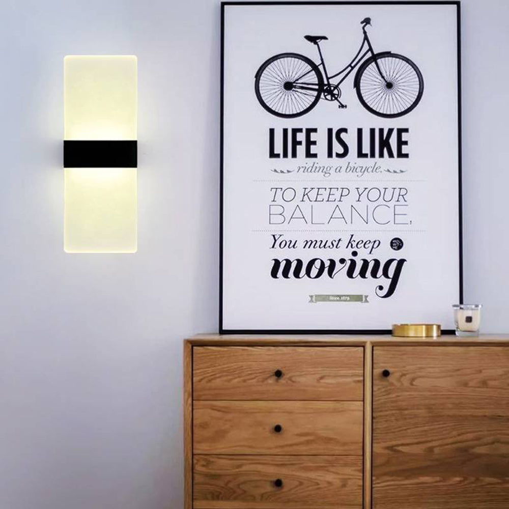 Arisha Rectangular Wall Lamp, 3 Colour