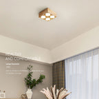 Muto Ceiling Light No Main Light, Wood