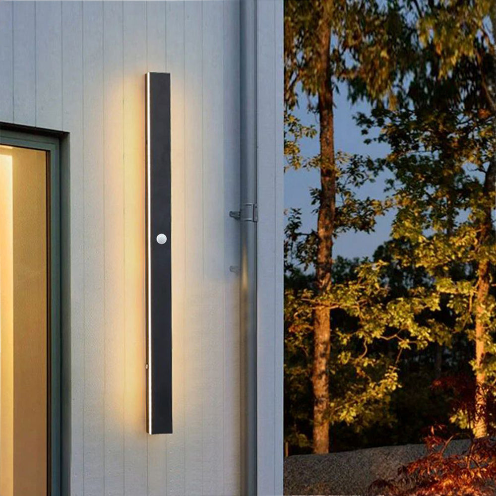 Elune Wall Light Outdoor LED Waterproof Minimalist Metal Cour - 25