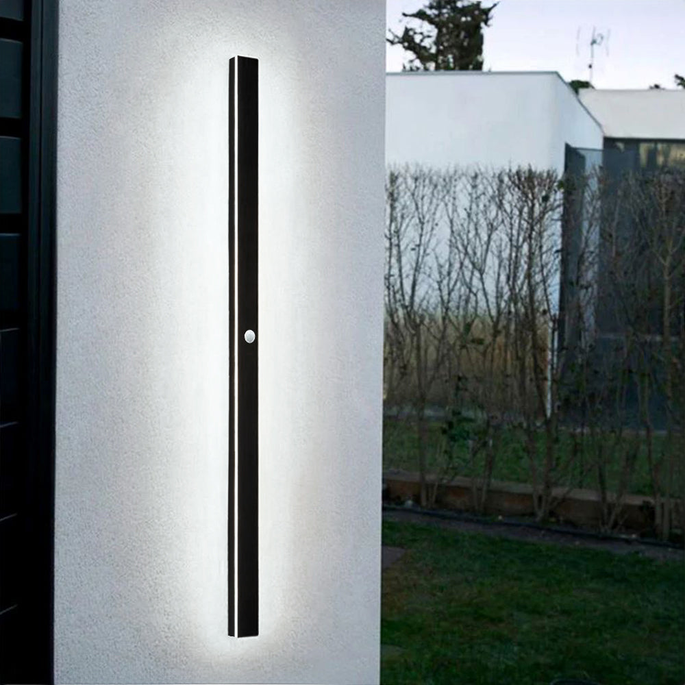 Elune Wall Light Outdoor LED Waterproof Minimalist Metal Cour - 26