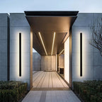 Elune Wall Light Outdoor LED Waterproof Minimalist Metal Cour - 30 Cm - White