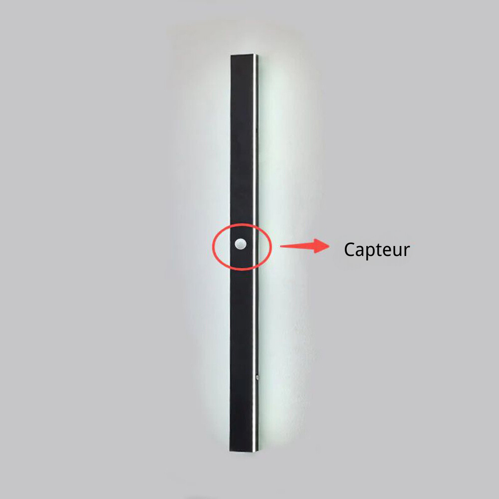 Elune Wall Light Outdoor LED Waterproof Minimalist Metal Cour - 5