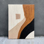 Neutral Tone Textured Abstract Wall Art