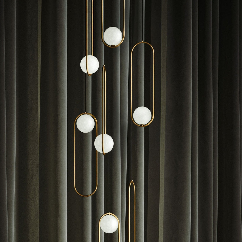 Lylorarae  Combination Glass Chandelier