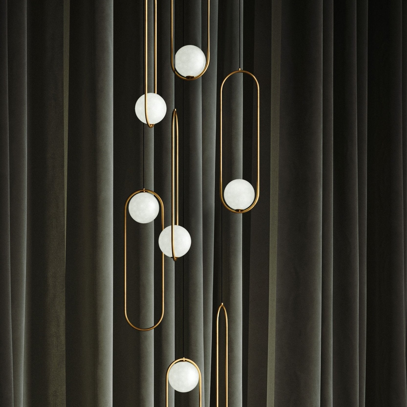Lylorarae  Combination Glass Chandelier