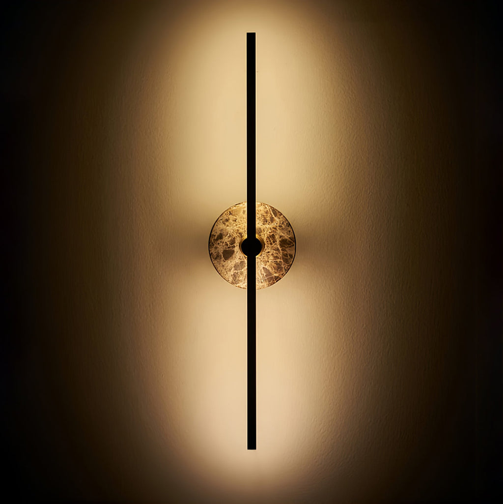 Elmarir Linear Alabaster Wall Light