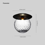 Melo Wall Lamp Chic Sphere Glass