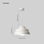 Valentina Modern White Pendant Light, Metal