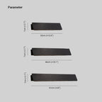 Ray Industrial Linear Metal Outdoor Wall Lamp, Black/White