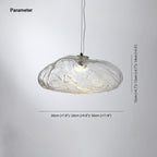 Avi Minimalist Spherical Glass Pendant Light, 3 Colour