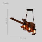 Epoch Farmhouse Guitar Pendant Light, Metal/Wood, Walnut