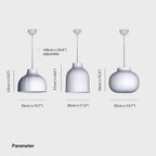 Ritta French Vintage White Pendant Light, Synthetic Silk