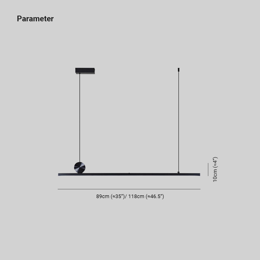 Arisha Modern Linear Asymmetrical Pendant Light