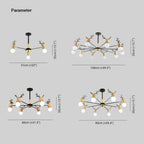 Valentina Deer Pendant Light, 7 Colour, 4 Style