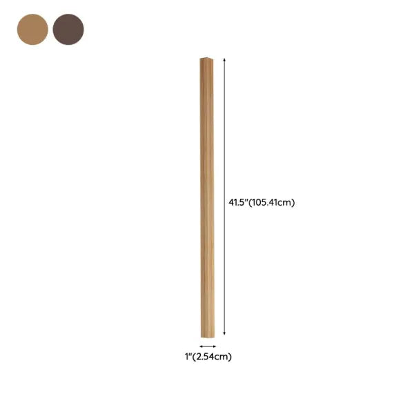 Ozawa Minimalist Linear Nature Wooden  Floor Lamp