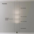 Arisha Full-Length Minimalist Linear Floor Lamp, 3 Bulbs