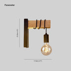 Silva Wall Lamp Bulb Industrial, Metal, Black/White, Living Room