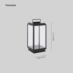 Ray Minimalist Cuboid Outdoor Floor Lamp, Hardwired, Black