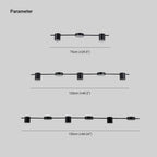 Arisha Minimalist Multi Metal Pendant Light, Black/Gold