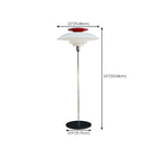 Salgado Modern Flying Saucer Metal Floor Lamp