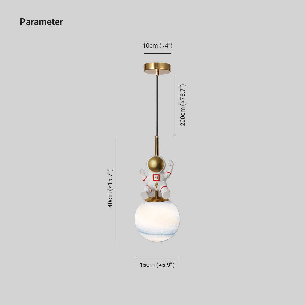 Arisha Pendant Light, 2 Style Astronaut