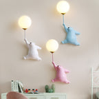 Bear Balloon Wall Reading Lamp