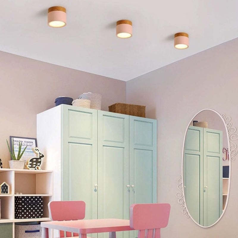 Jojo Cylindrical Flush Mount Ceiling Light