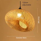 Ritta Bamboo Pendant Light