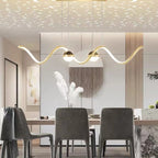 Arisha Nordic Globe Wavy Metal/ Pendant Light
