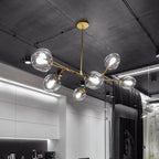 Kirae Nordic Modern Glass Pendant Light Clear Bubble