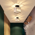 Stonel Modern Metal/Crystal Ceiling Light, 3 Colors