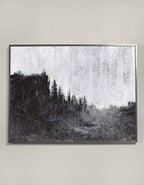 Monochromatic Forest Landscape Painting