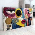 Cubist Pop Art Abstract Face Painting