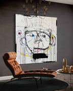 Wall Art Abstract Graffiti Figurative Dynamic Minimalist