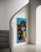 Graffiti Style Urban Abstract Painting