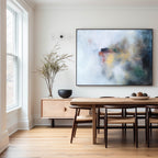 Ethereal Abstract Oil Painting Horizontal Wall Art