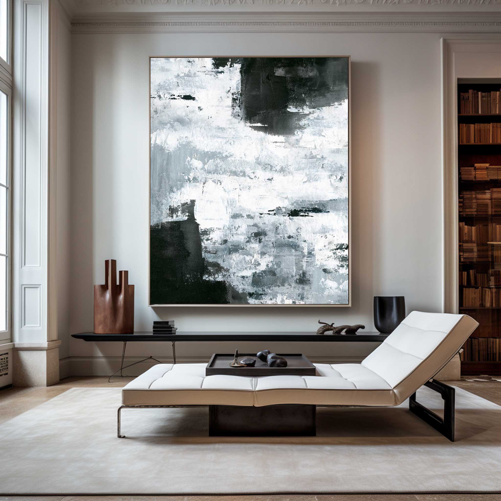 Monochromatic Abstract Painting