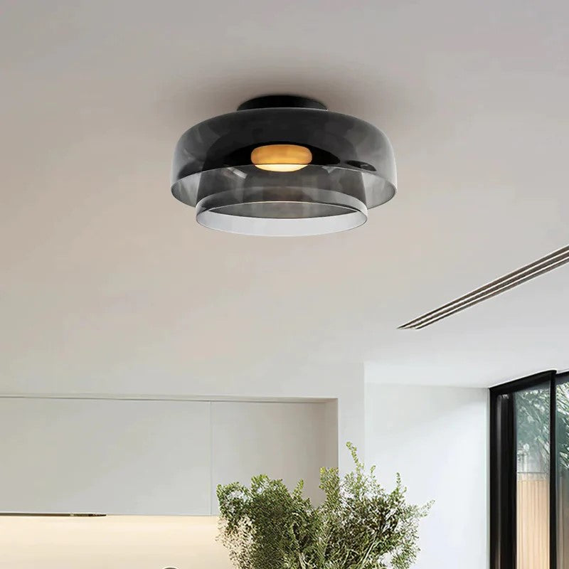 Aria Modern Simple Creative Glass Flush Mount Ceiling Light