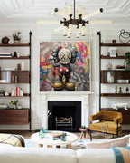 Kaws Abstract Graffiti Art