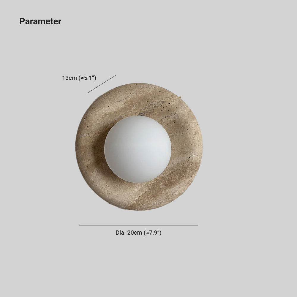 Hako Wall Light Indoore in Marbre - 186