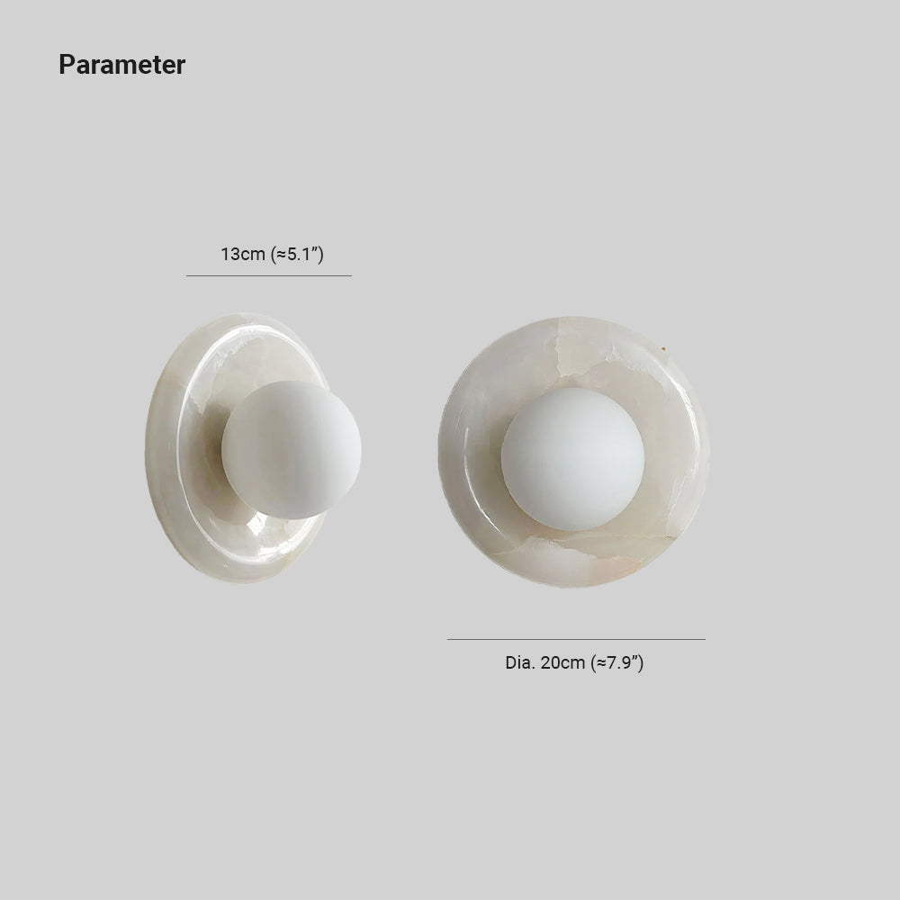 Hako Wall Light Indoore in Marbre - 187