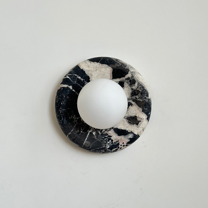 Hako Wall Light Indoore in Marbre - Black Bvlgari-A612